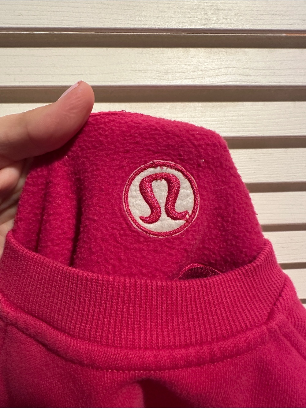 Lululemon Scuba Oversized Wordmark Sweatshirt Passionate Pink PSNT Pullover - Picture 8 of 8